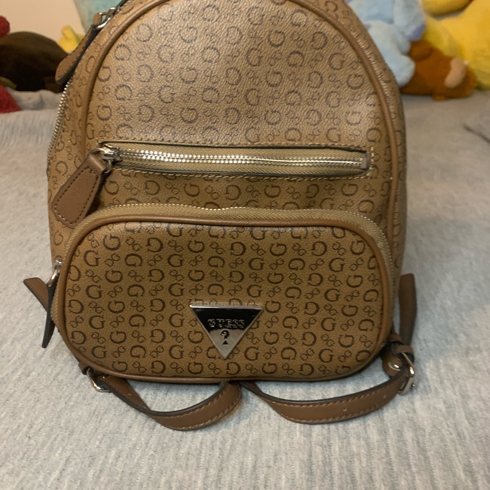 Guess Tan Mini Backpack